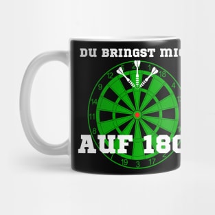 Dart Player - Du bringst mich auf 180 - Darts Mug